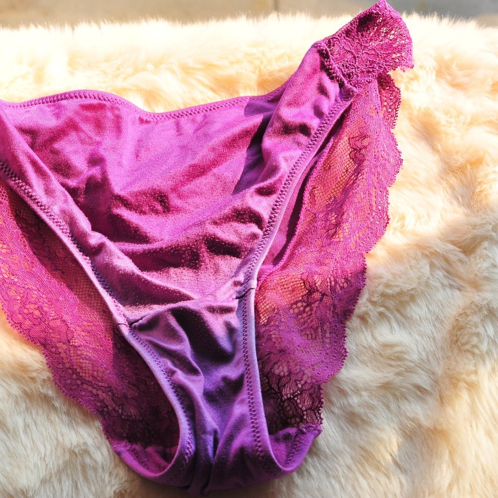 Women's Panties Panty Soft Lingerie Satin Lace Trim